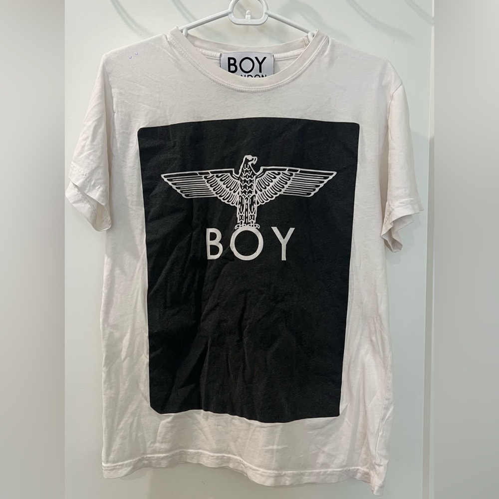 BOY London White Graphic Tee